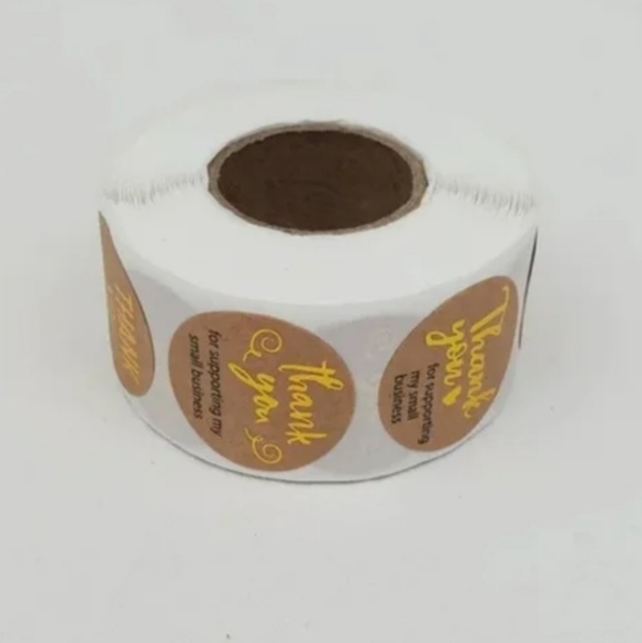 500 Pieces Roll Thank You Sealing Sticker - Picture 3 of 6